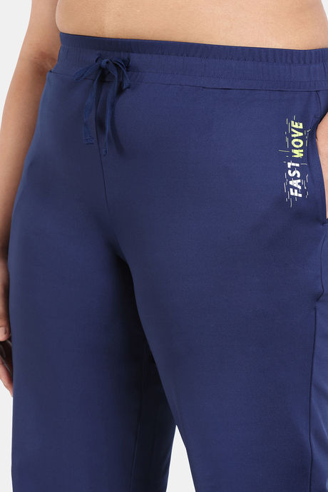 Zelocity True Curv Quick Dry Gym Track pants - Blue Depths — image 5